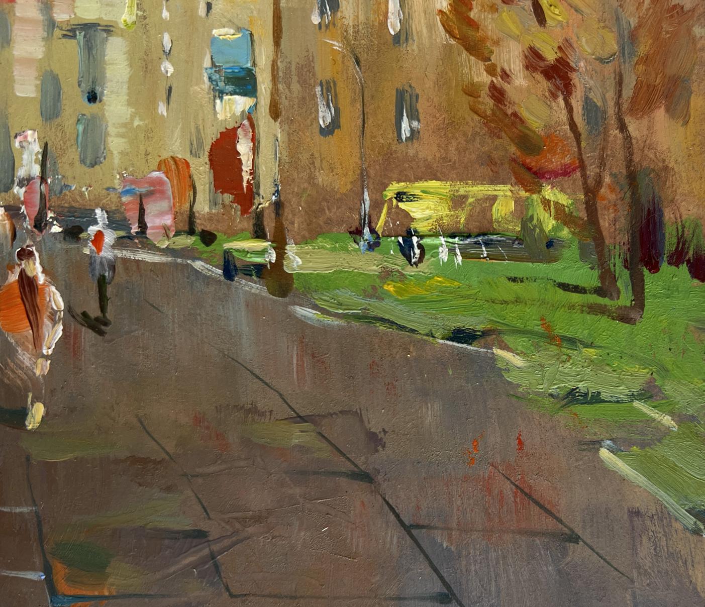 Oil painting Golden autumn in the park by Yuriy Suprunchuk
