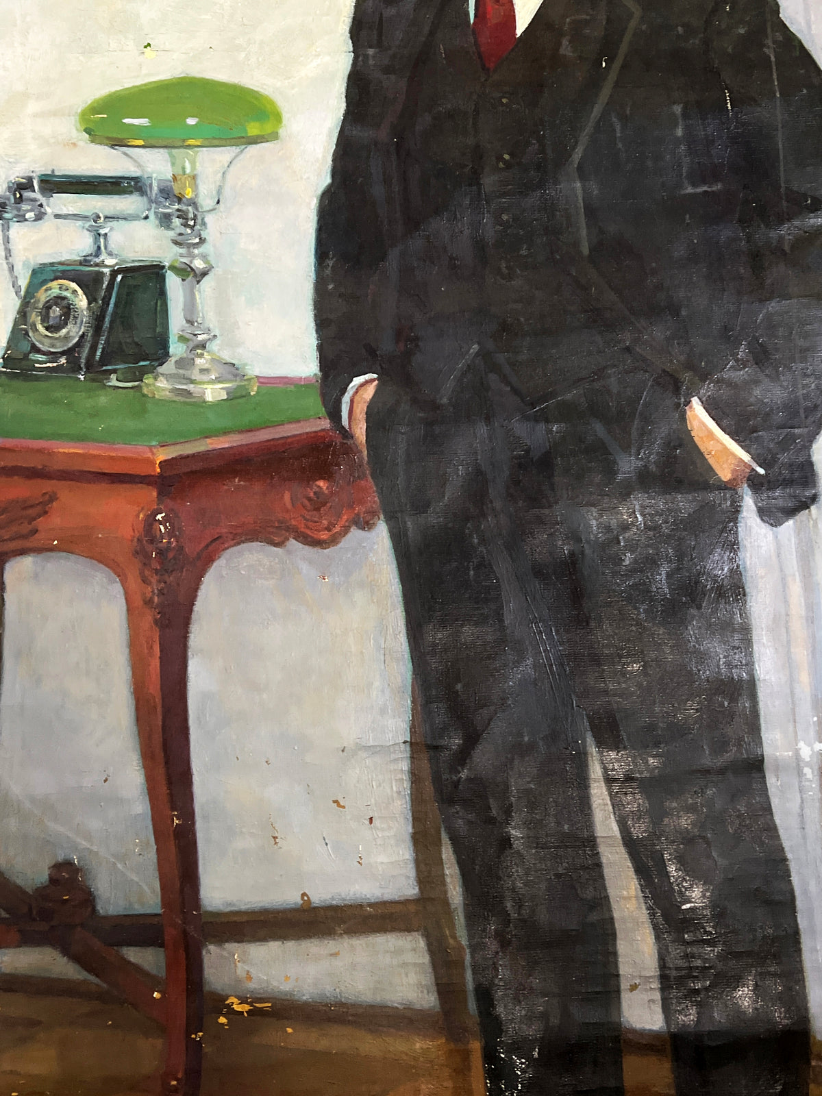 Oil painting Lenin in a Business Suit Petr Bilan