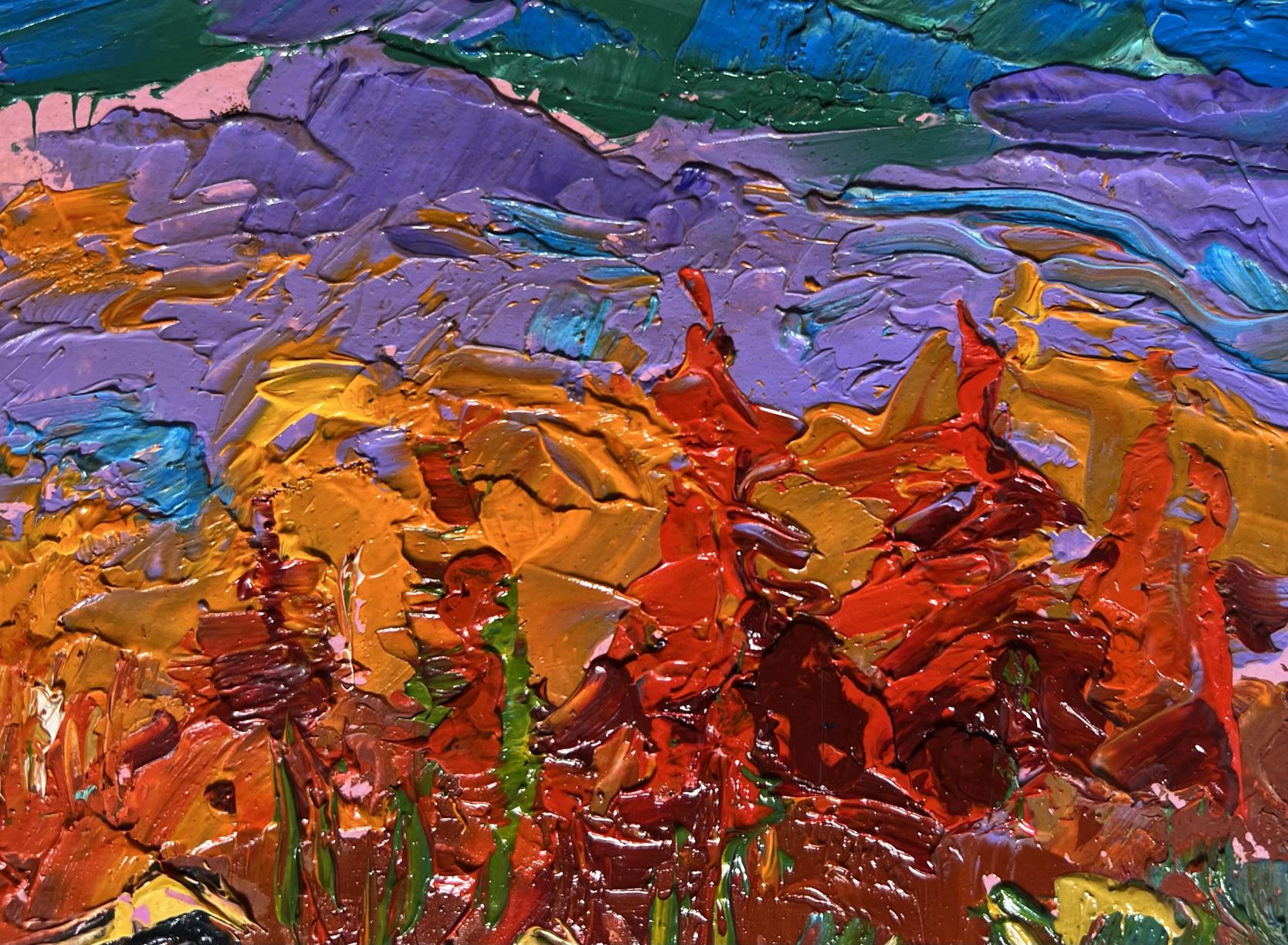 Vibrant Autumn in the Mountains oil painting by Oleksiy Ivanyuk