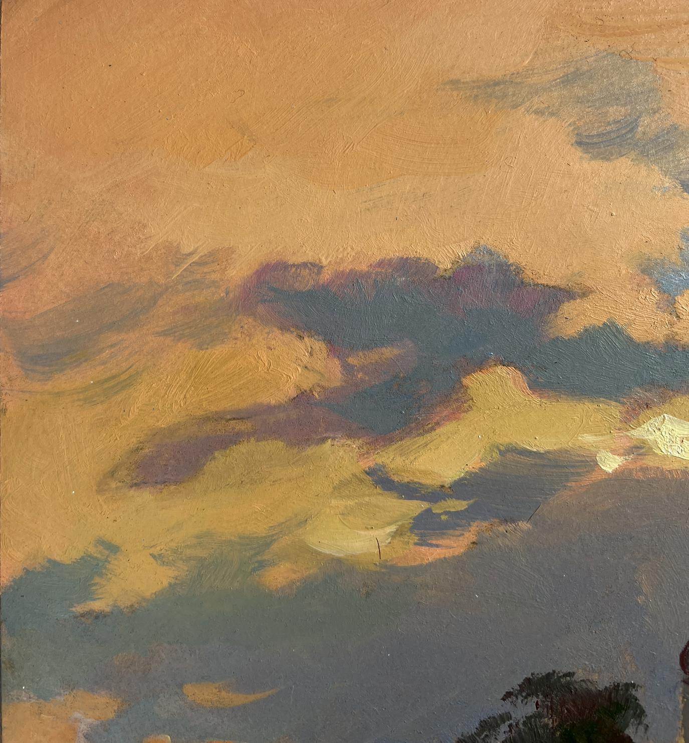 Oil painting The last rays over the temple by Yuriy Suprunchuk