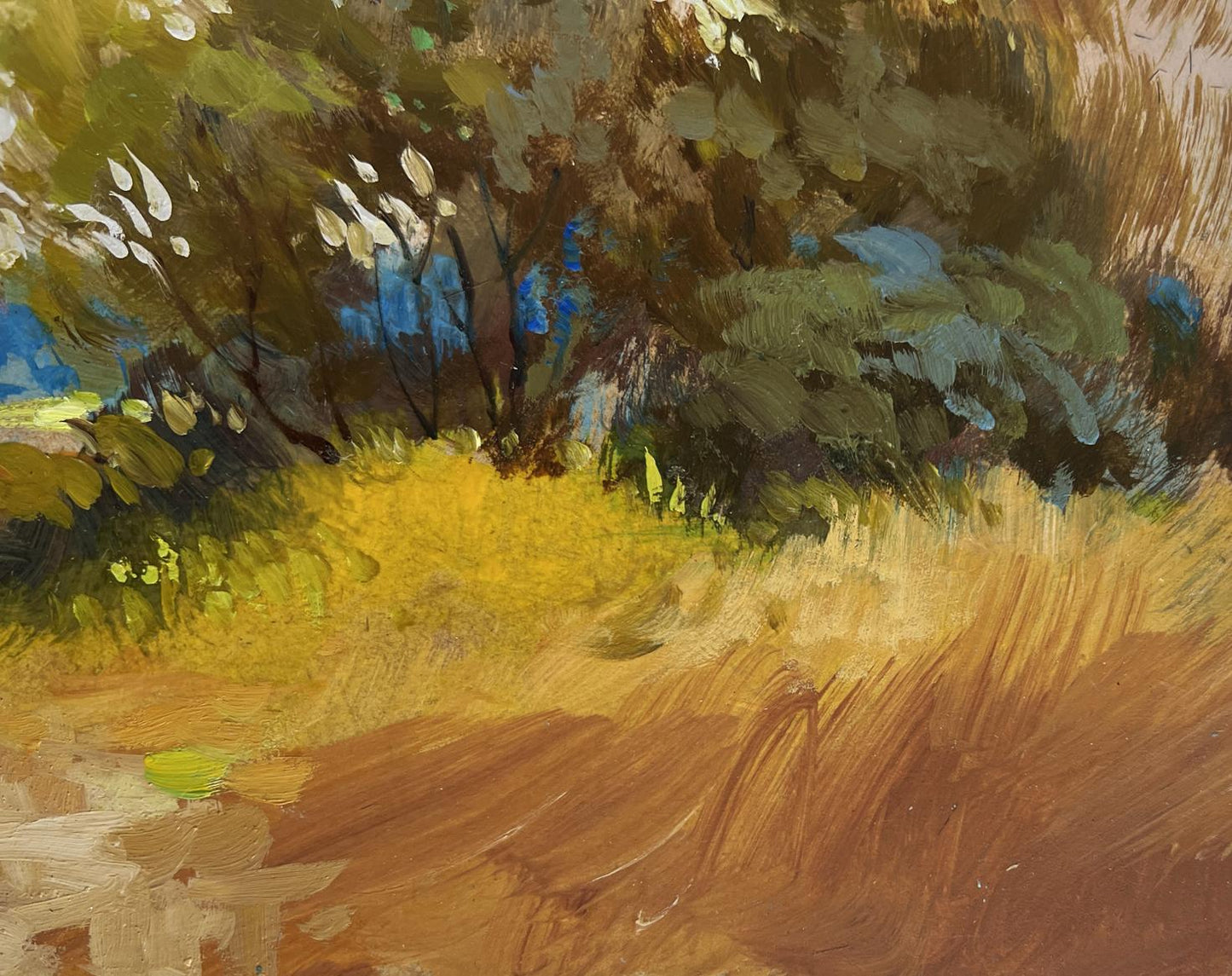 Oil painting The Road to the Golden Fields by Yuriy Suprunchuk