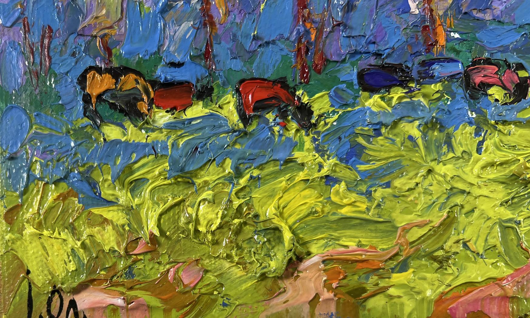 Vibrant Spring on the Meadows oil painting by Oleksiy Ivanyuk