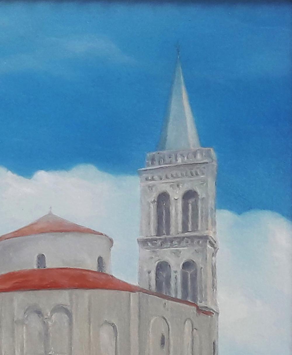 Oil painting of Church of St. Donatus by Vasily Korkishko