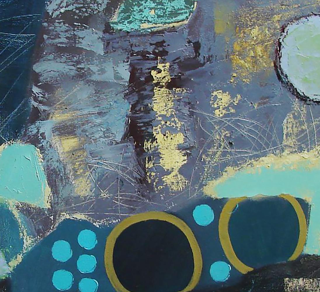 Abstract oil painting Find your treasure in abstraction by Tatyana Shulyak