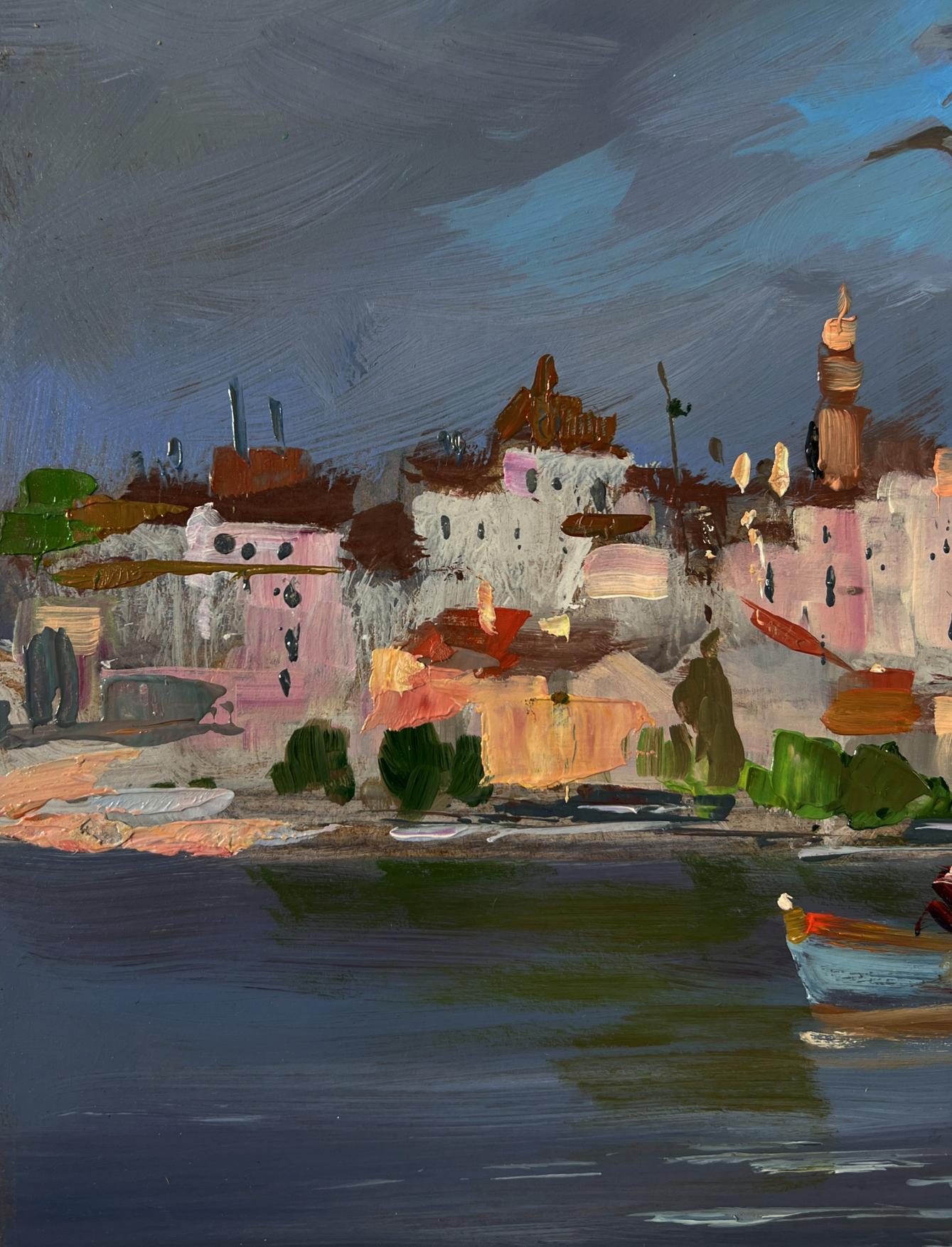 Vibrant impressionist oil painting View of Venice by Yuriy Suprunchuk