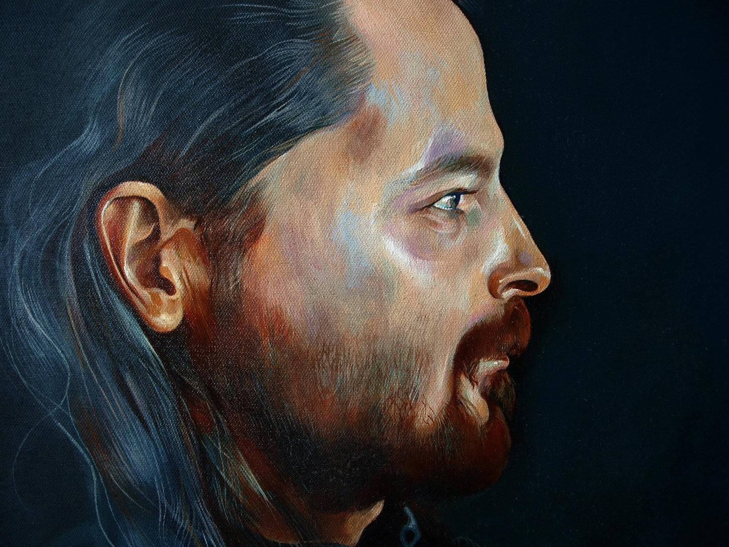 Oil painting portrait of Gemarmen by Konsta G. Amelinn