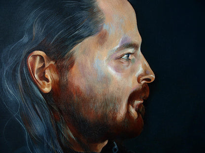 Oil painting portrait of Gemarmen by Konsta G. Amelinn