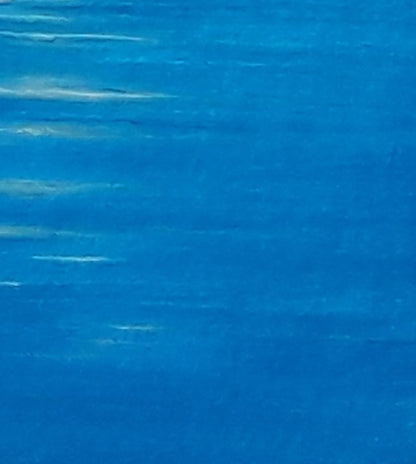 Vibrant blue water with ripples in Vasily Korkishko oil painting Light of a new day