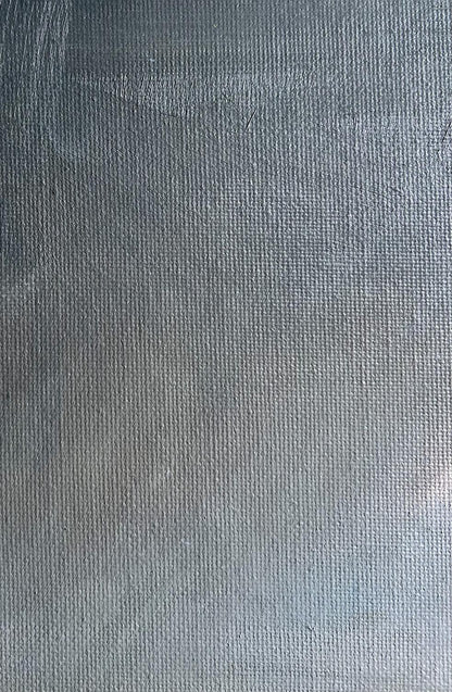 Gray canvas texture with weave for Oil painting A storm is coming Tatyana Derdey