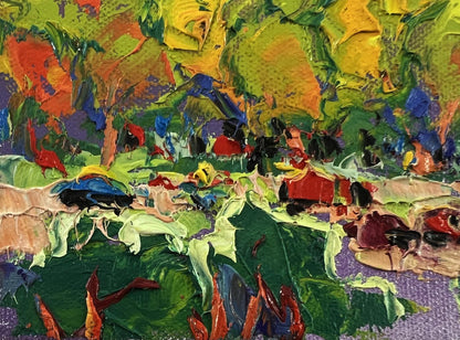 Vibrant impressionist oil painting Morning city by Oleksiy Ivanyuk
