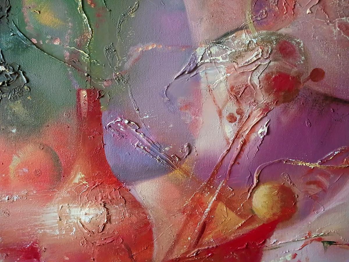 Abstract oil painting Still life on a chic table Anatoly Tarabanov