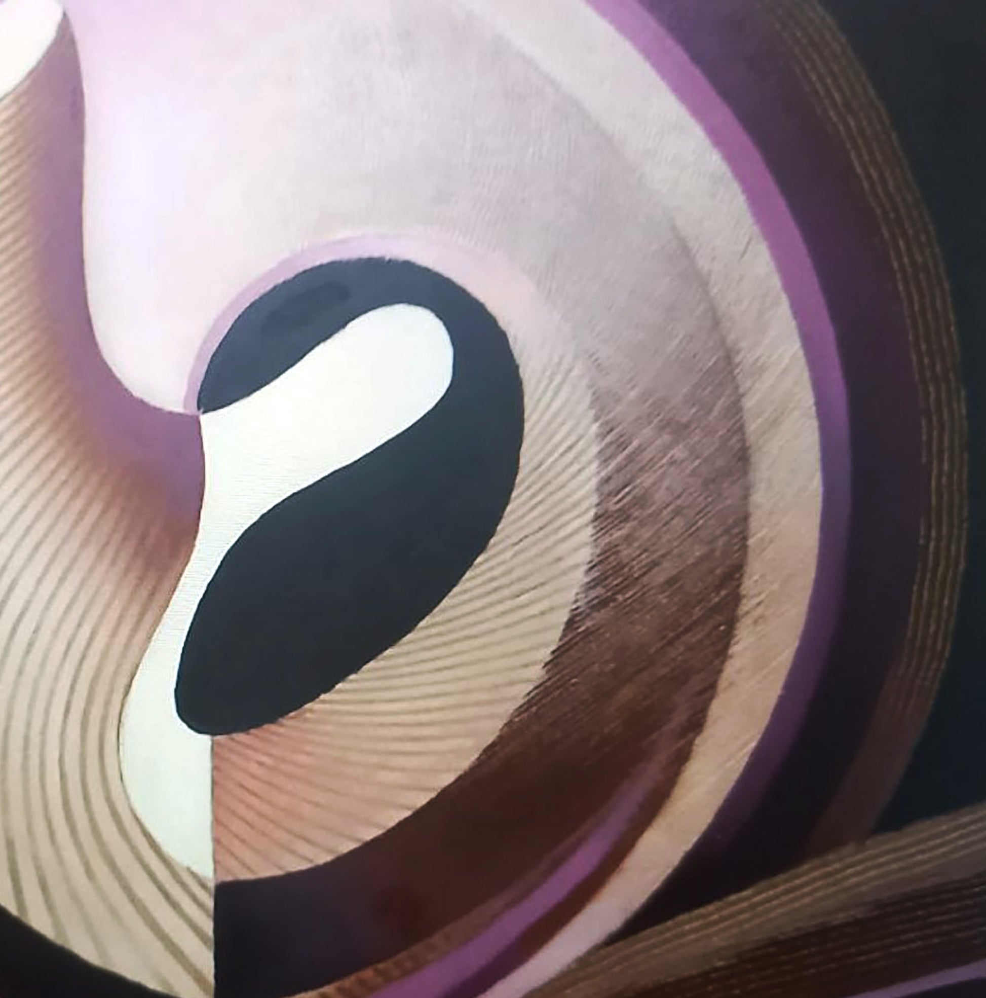 Oil painting Shell by Alexander Strashevich abstract swirls