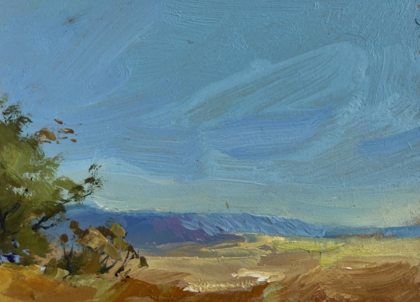 Oil painting Comfort on the edge of the field by Yuriy Suprunchuk