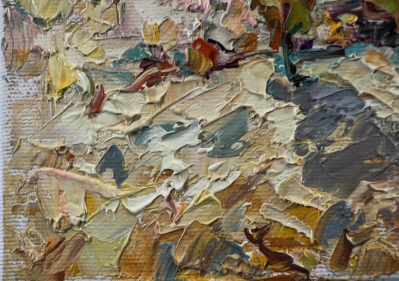 Impasto oil painting A hot summer day in the fields by Oleksiy Ivanyuk