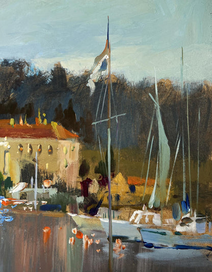 Impressionistic oil painting Between the Sea and the Sky by Yuriy Suprunchuk