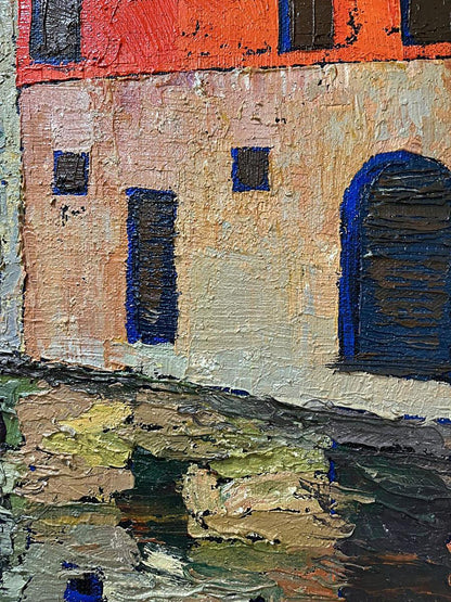 Oil painting Venice City Contemporary Art  Serhiy Kovalev
