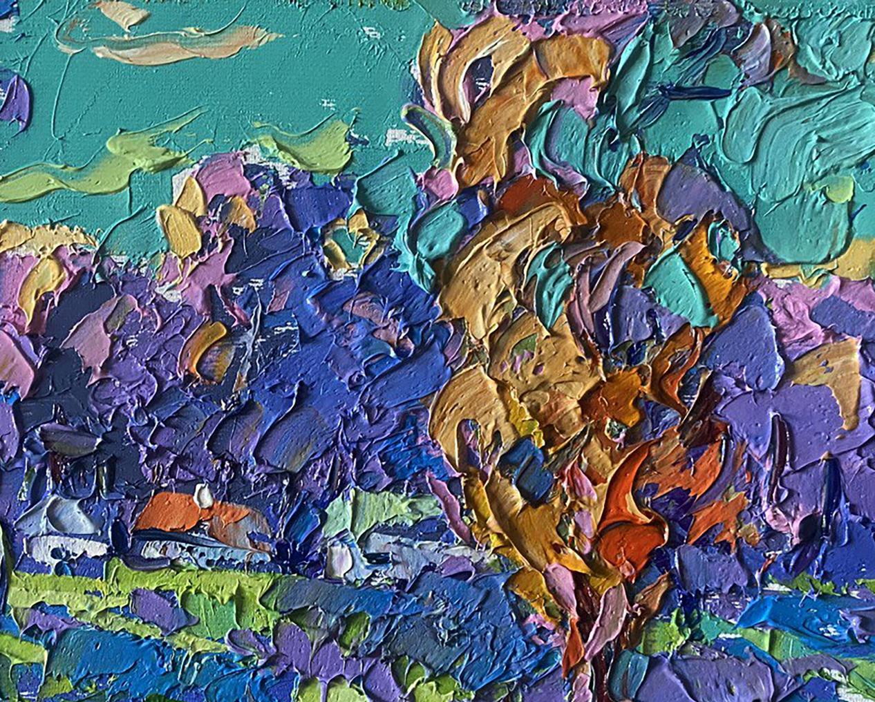 Vibrant impressionist oil painting Clear morning by Oleksiy Ivanyuk
