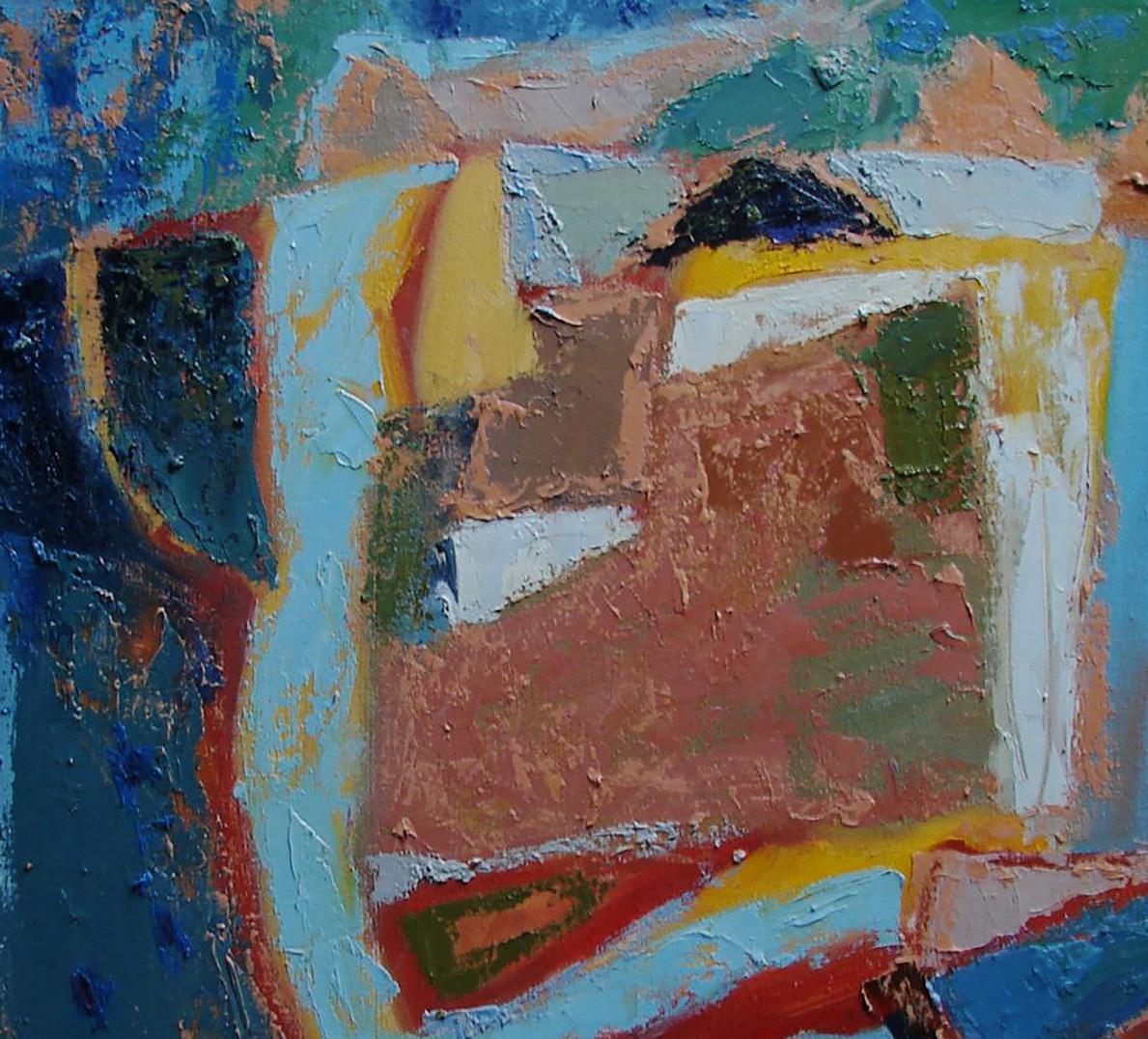 Oil painting Breakfast on the Grass by Tatyana Shulyak in bold impasto colors