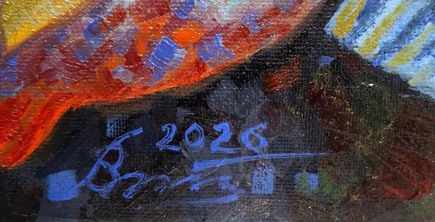 Oil painting Fish puzzles Sergey Voichenko