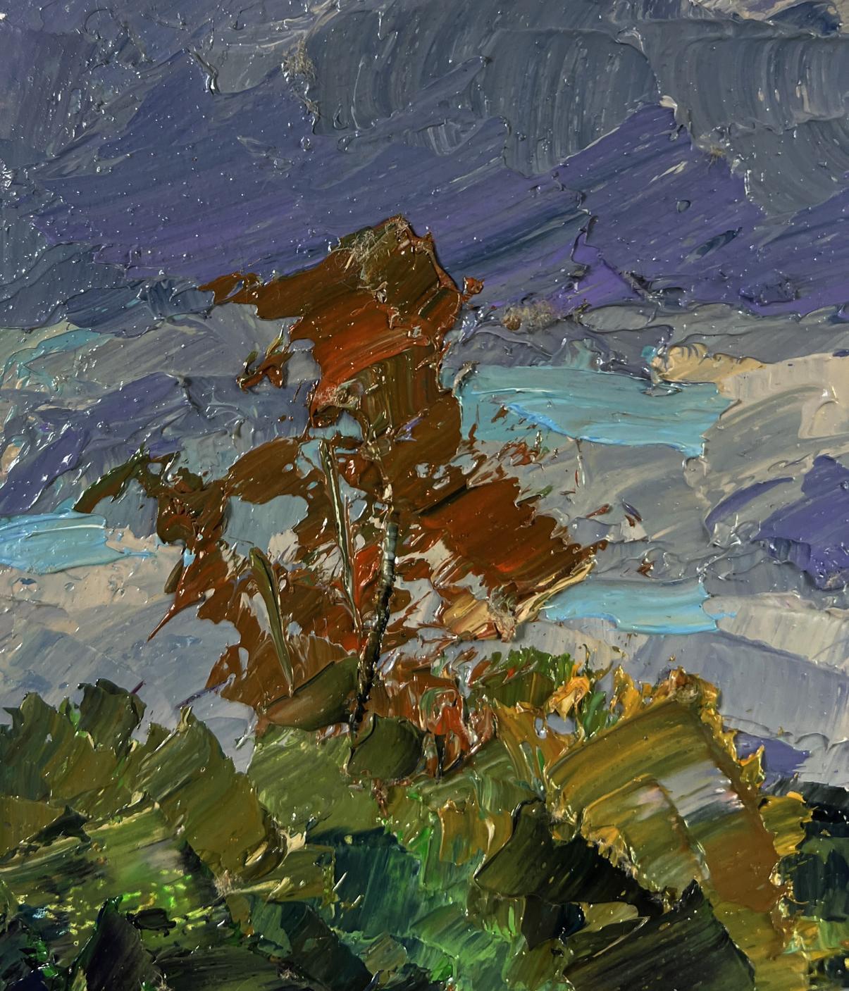 Oil painting A moment before the first drop of rain by Boris Serdyuk