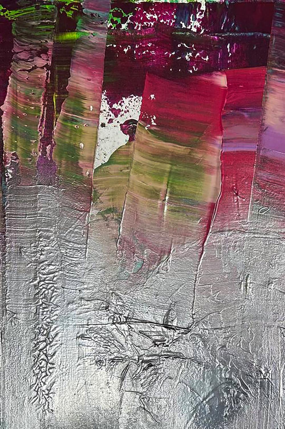 Abstract Mirror of the Soul acrylic painting by Olga Melezhik