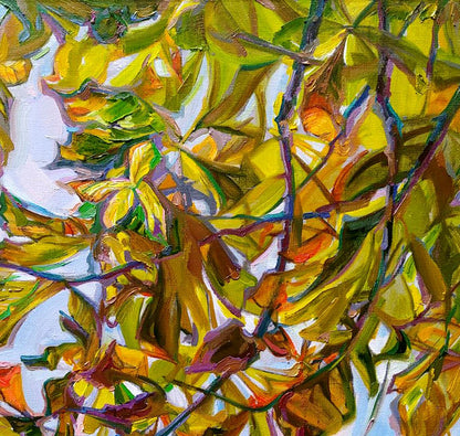 Vibrant Autumn Kaleidoscope oil painting by Leonid Pavlenko