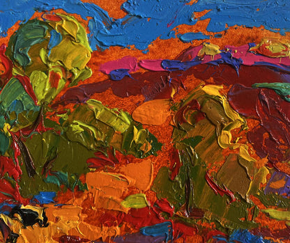 Vibrant Colors of Autumn oil painting by Oleksiy Ivanyuk