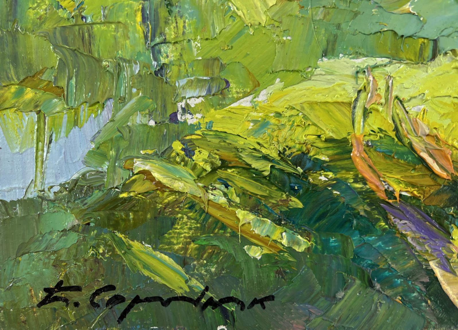 Vibrant impressionist oil painting The Youth of Nature by Boris Serdyuk