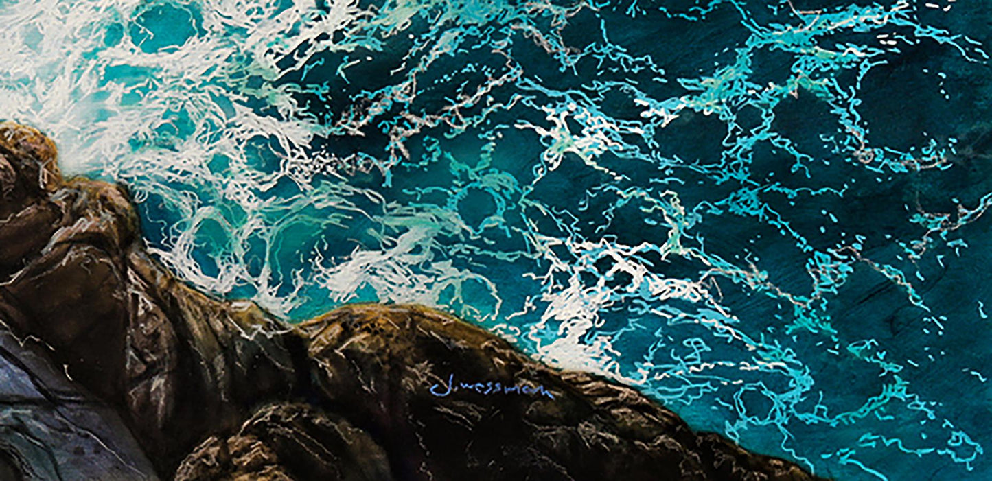 Acrylic painting Meeting Of Elements Johannes Wessmark