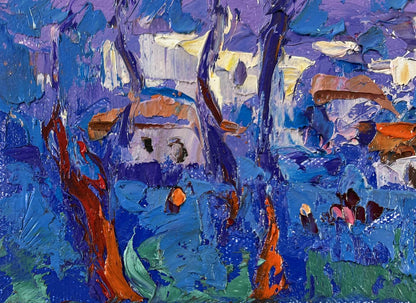 Vibrant Morning in the Village oil painting by Oleksiy Ivanyuk