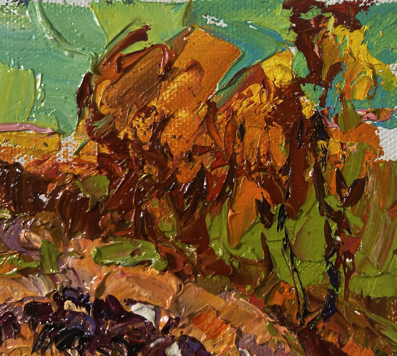 Vibrant oil painting Sunny day when nature shines in beauty by Oleksiy Ivanyuk
