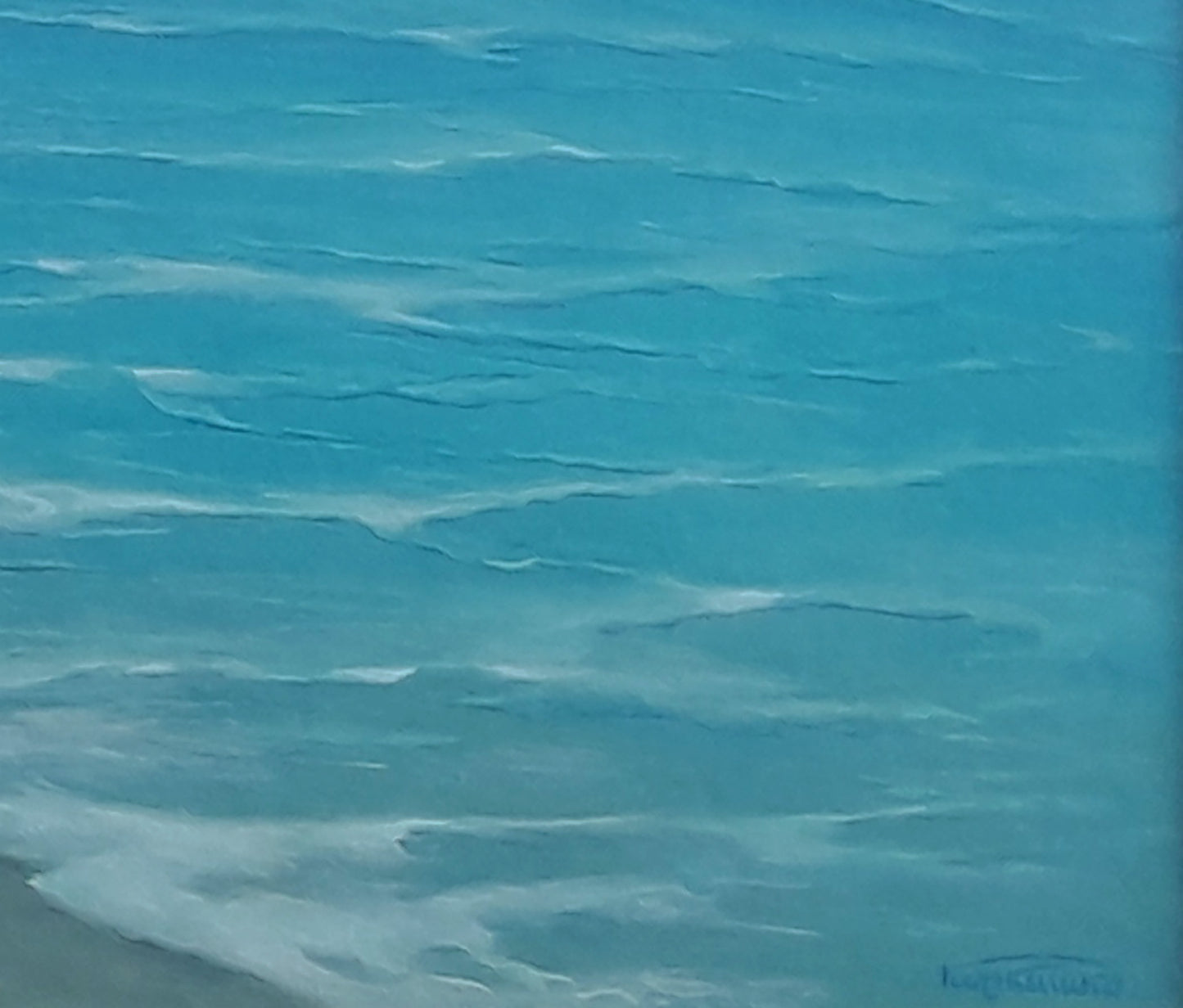 Turquoise ocean waves by Vasily Korkishko oil painting