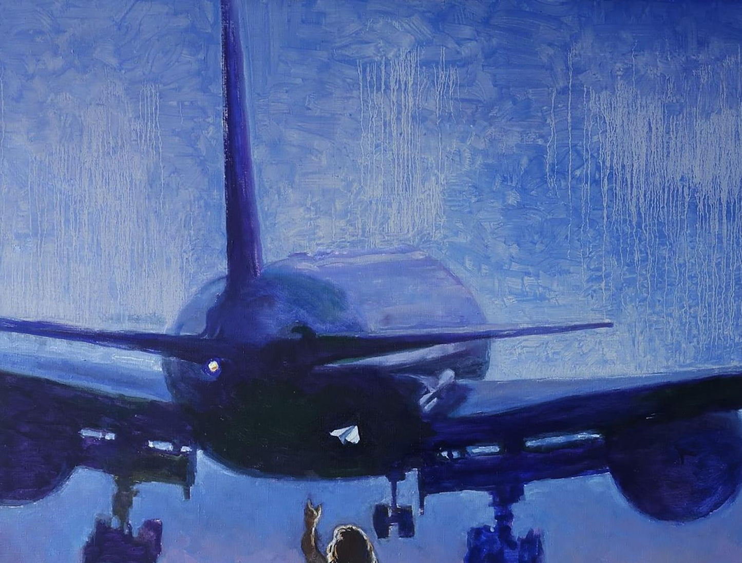 Oil painting Flight to the sky Anatoly Varvarov