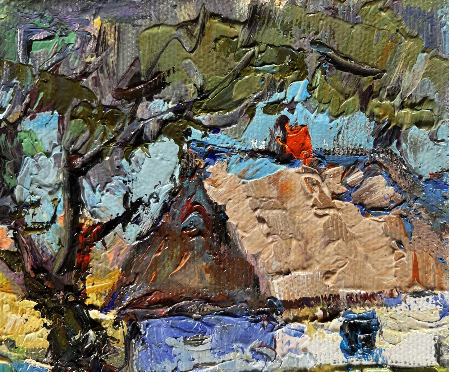 Oil painting Country summer morning by Oleksiy Ivanyuk