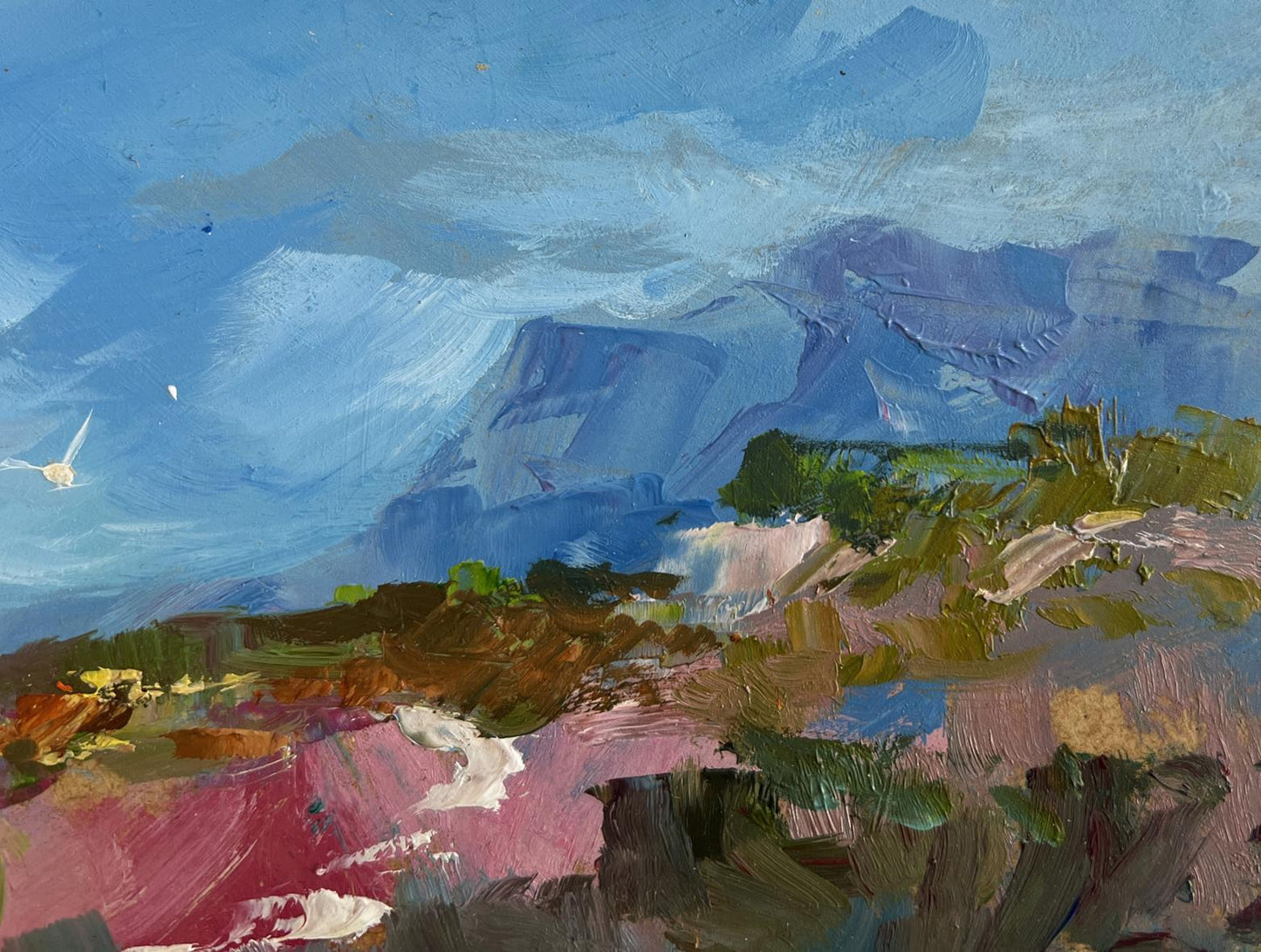 Oil painting After the Sea Storm by Yuriy Suprunchuk impressionist landscape