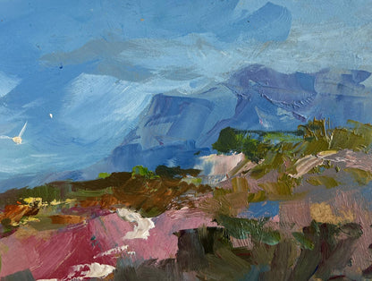 Oil painting After the Sea Storm by Yuriy Suprunchuk impressionist landscape