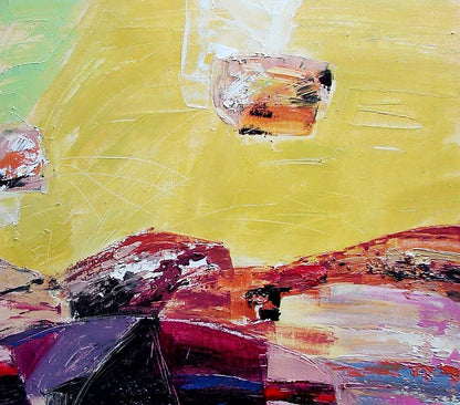Oil painting Taste of Caraminera by Tatyana Shulyak abstract expressionist art