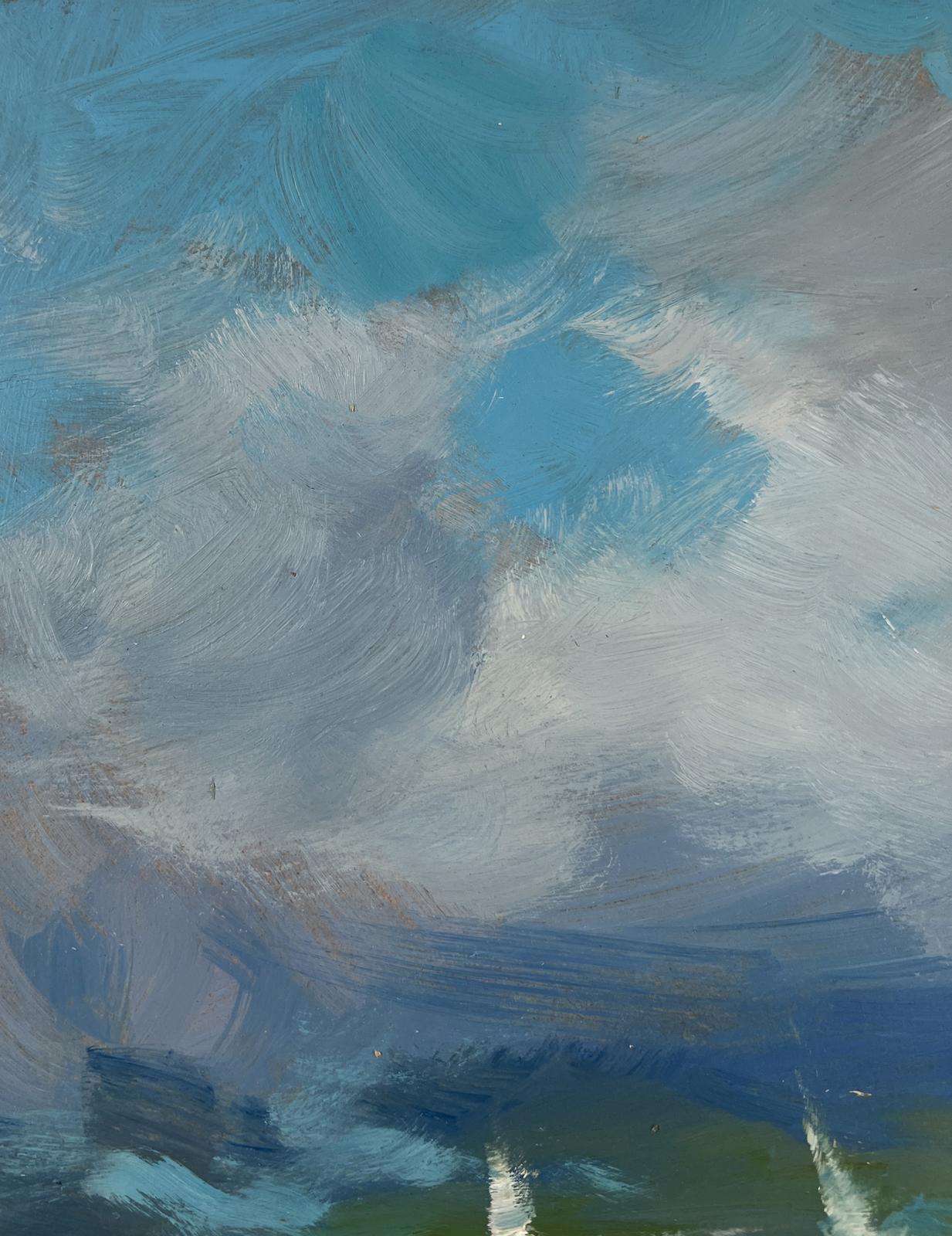 Oil painting of sea waves, seagulls cry by Yuriy Suprunchuk