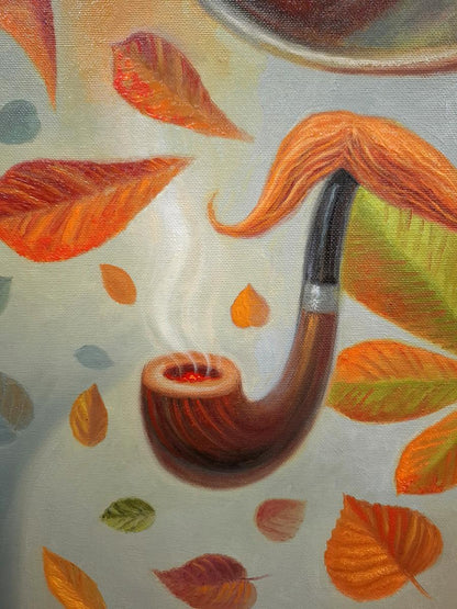 Oil painting Invisible Among the Foliage Sergey Voichenko