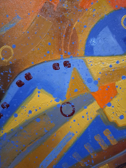 Oil painting Ultramarine Doctor Sergey Voichenko