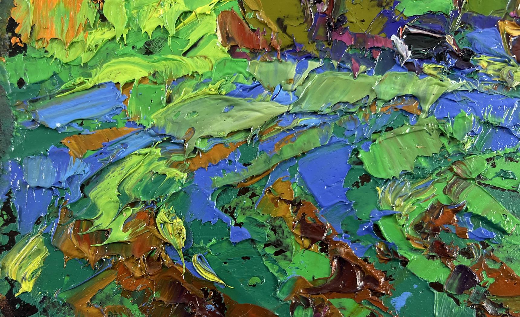 Vibrant oil painting The sky is preparing lightning by Oleksiy Ivanyuk