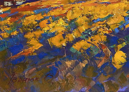 Vibrant impasto oil painting Distance beckons by Oleksiy Ivanyuk
