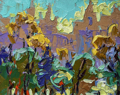 Vibrant impressionist oil painting Morning bustle of the city by Oleksiy Ivanyuk