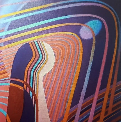 Vibrant oil painting Relativity of the World by Alexander Strashevich