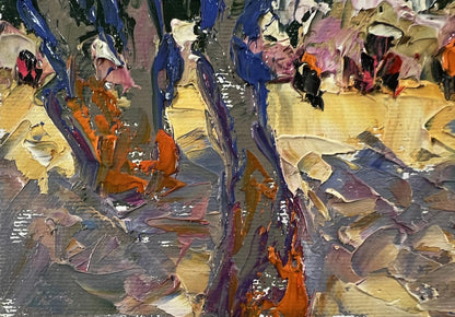 Vibrant Walk in the Park oil painting by Oleksiy Ivanyuk with textured brushstrokes