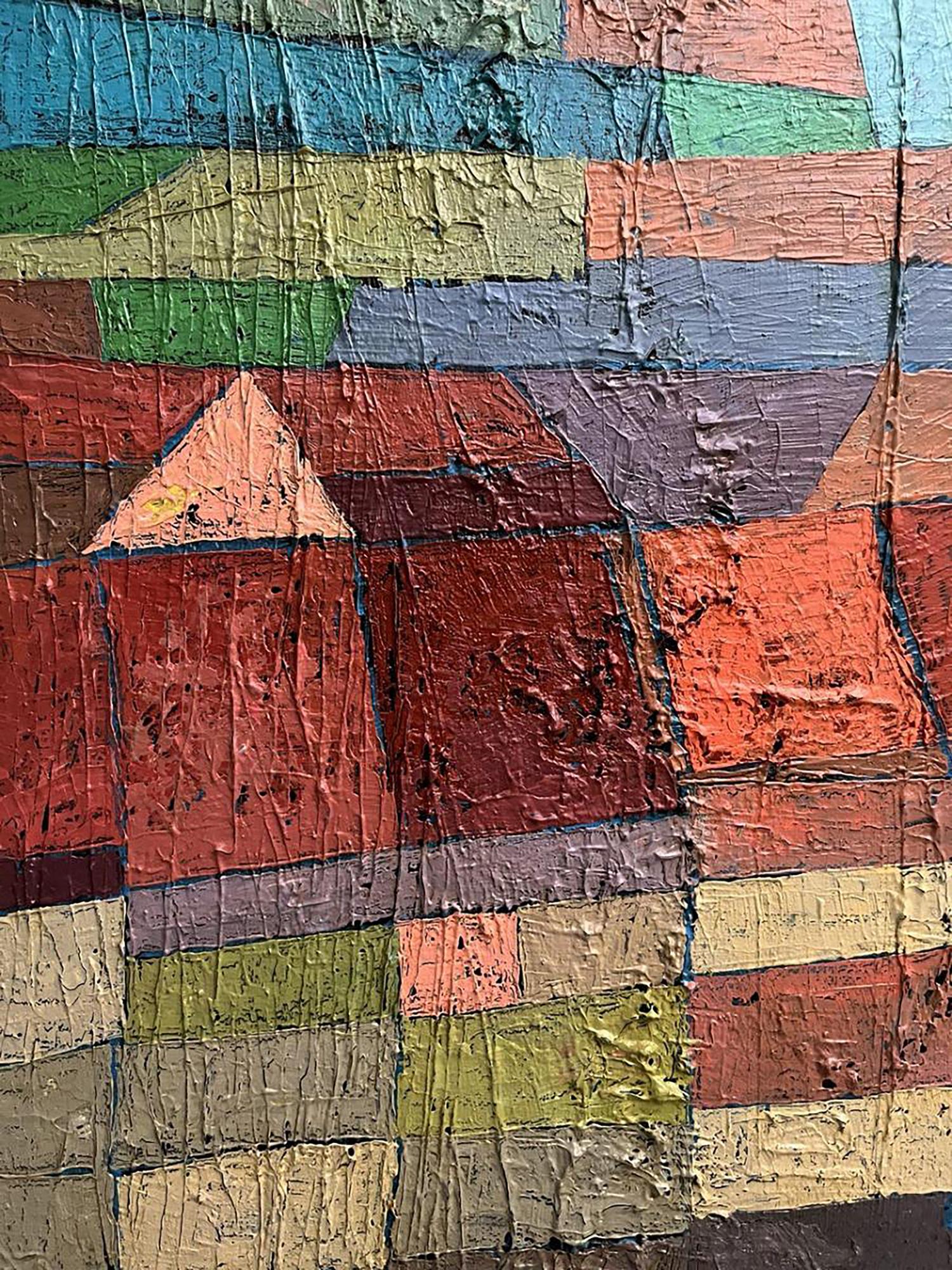 Oil painting Abstract Cityscape Serhiy Kovalev