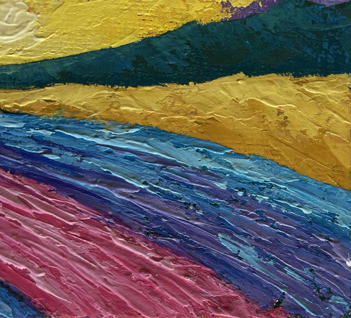 Vibrant Yellow Lights of Sunset oil painting by V. Zadorozhnya