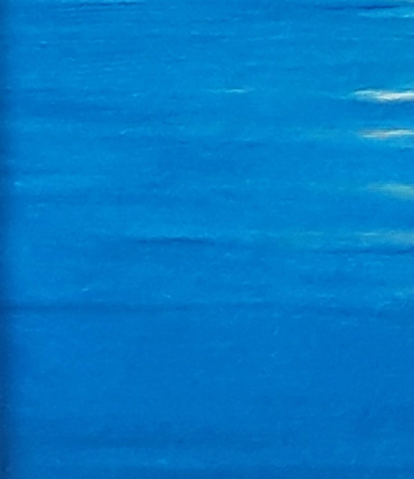 Solid blue plastic back of Oil painting Light of a new day by Vasily Korkishko
