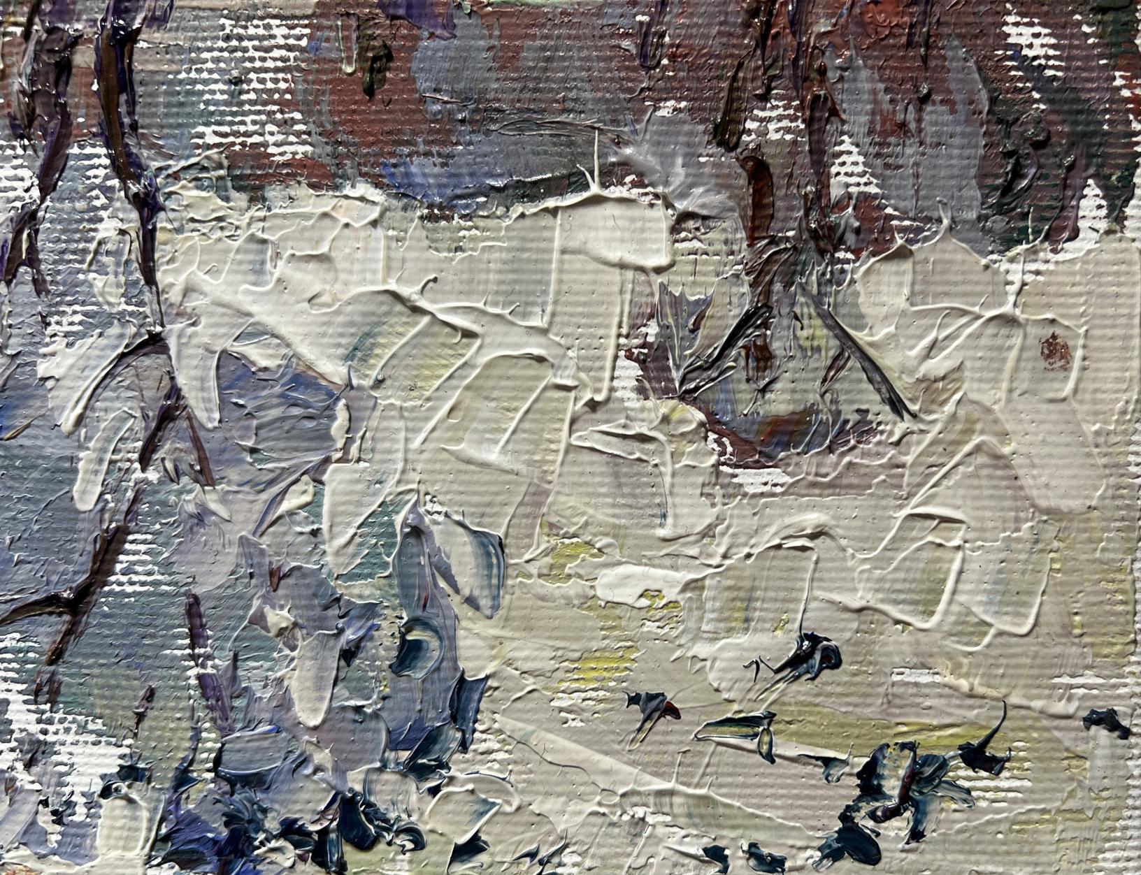 Abstract oil painting Deep Autumn Has Arrived by Oleksiy Ivanyuk
