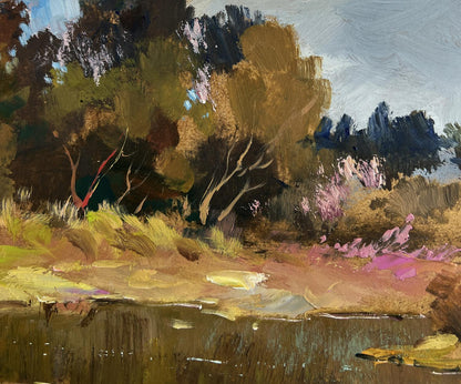 Impressionistic oil painting Preparing for a boat trip by Yuriy Suprunchuk